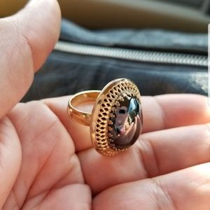 Vintage Hematite Whiting Ring sz 5